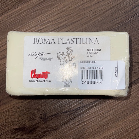 Roma Plastilina Art Roma Plastilina Medium White Modeling Clay 2